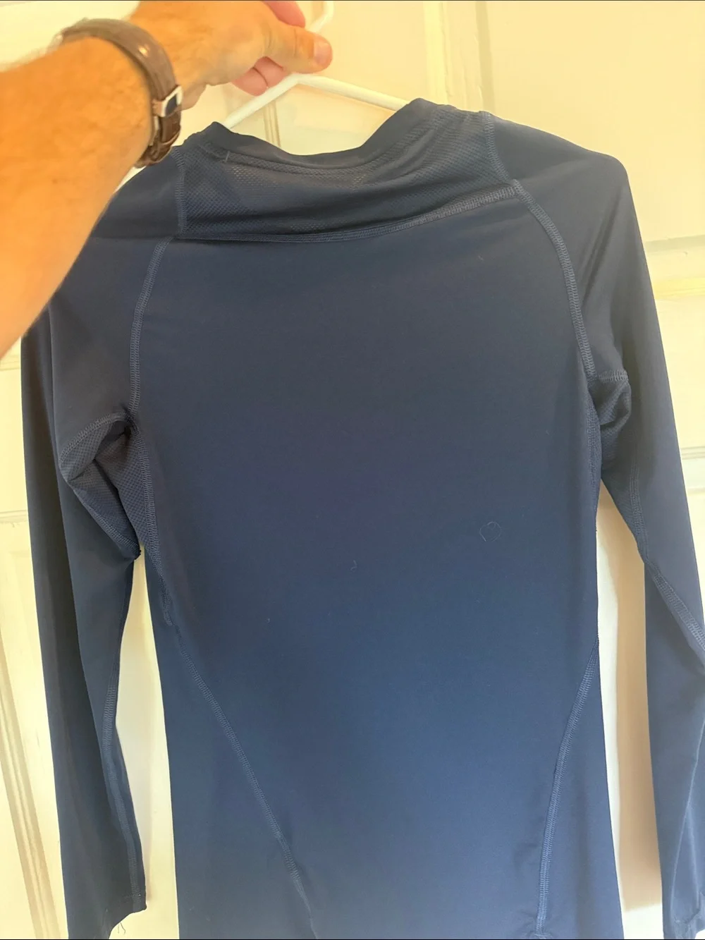 Nike Navy Blue Pro Long Sleeve Training Top